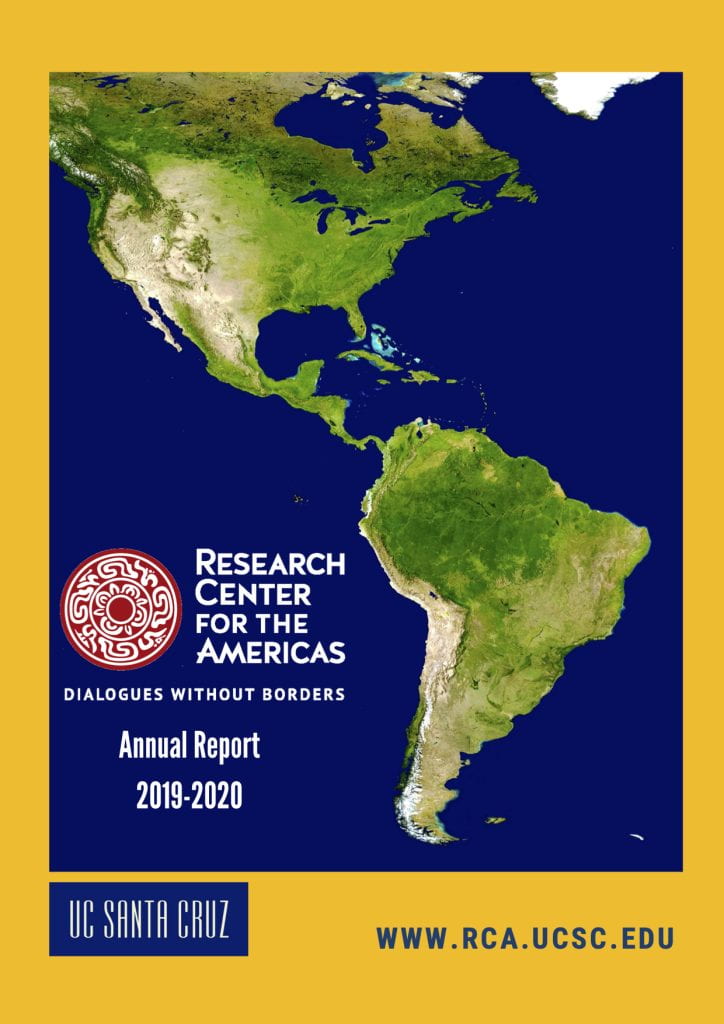 2019-2020 report cover with map of americas